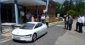 Volkswagen XL1 at the second consortium meeting, 25 June 2018, Fraunhofer UMSICHT, Sulzbach-Rosenberg